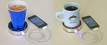 شارژ گوشی با قهوه داغ + تصاویر