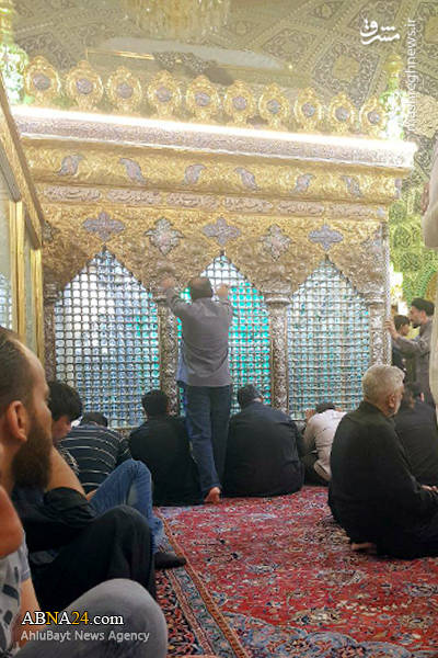 حرم حضرت رقیه(س) در ایام ماه محرم در قاب تصویر حرم حضرت رقیه(س) در ایام ماه محرم در قاب تصویر