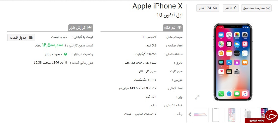 غوغای iPhone X در بازار ایران! +تصاویر