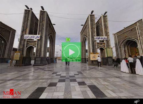 زیارت مجازی ائمه اطهار(ع) در غرفه ستاد عمره و عتبات دانشگاهیان