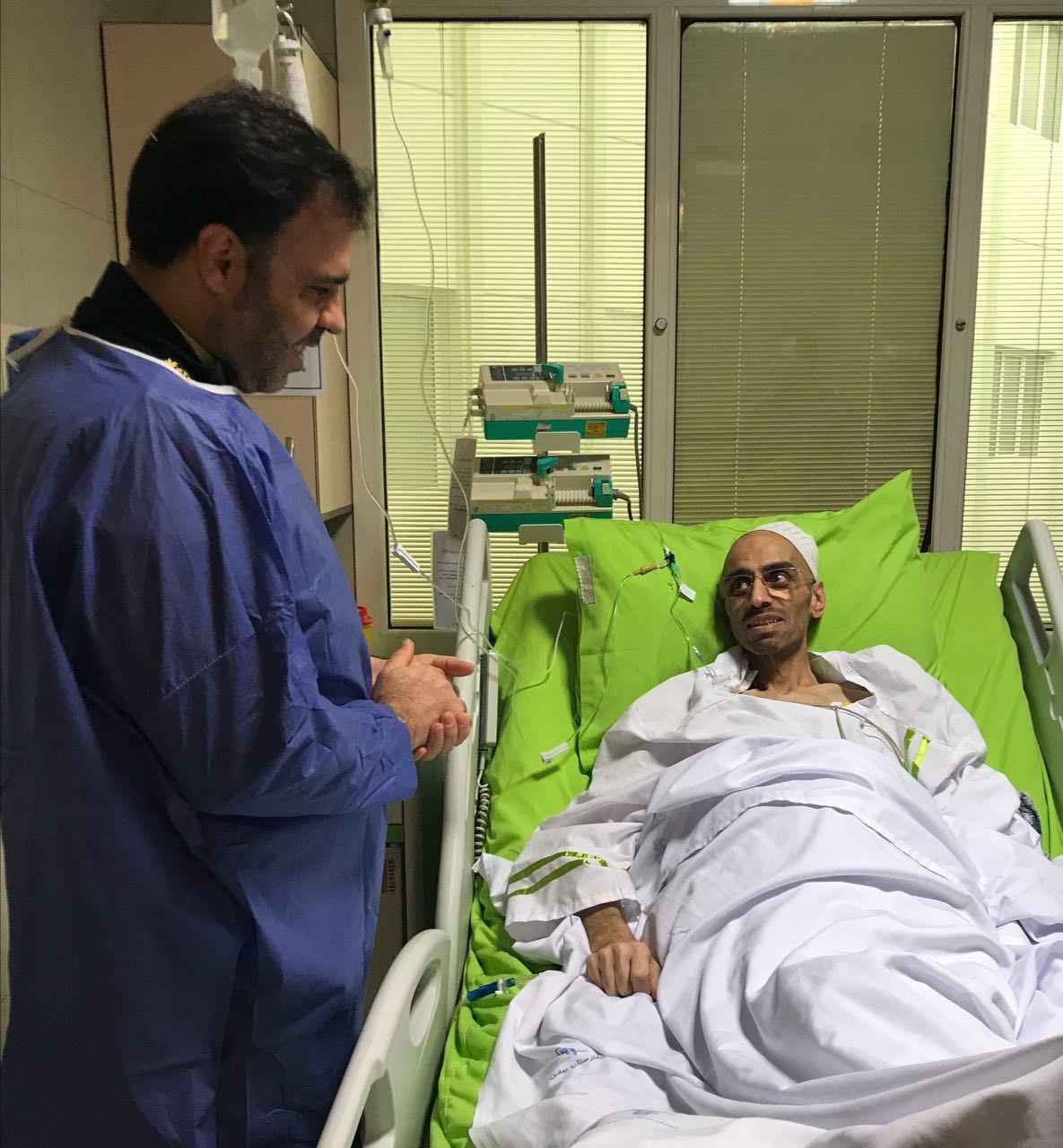 سردار منتظرالمهدی عیادت مسئولان از مدیرعامل پیشین خبرگزاری مهر
