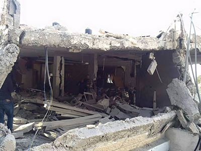 اشغالگران صهیونیست منزل شهید فلسطینی را منفجر کردند+عکس اشغالگران صهیونیست منزل شهید فلسطینی را منفجر کردند+عکس