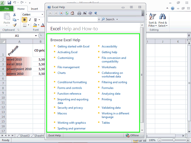 آموزشExcel 2010 /مقدماتی/بخش هفتم