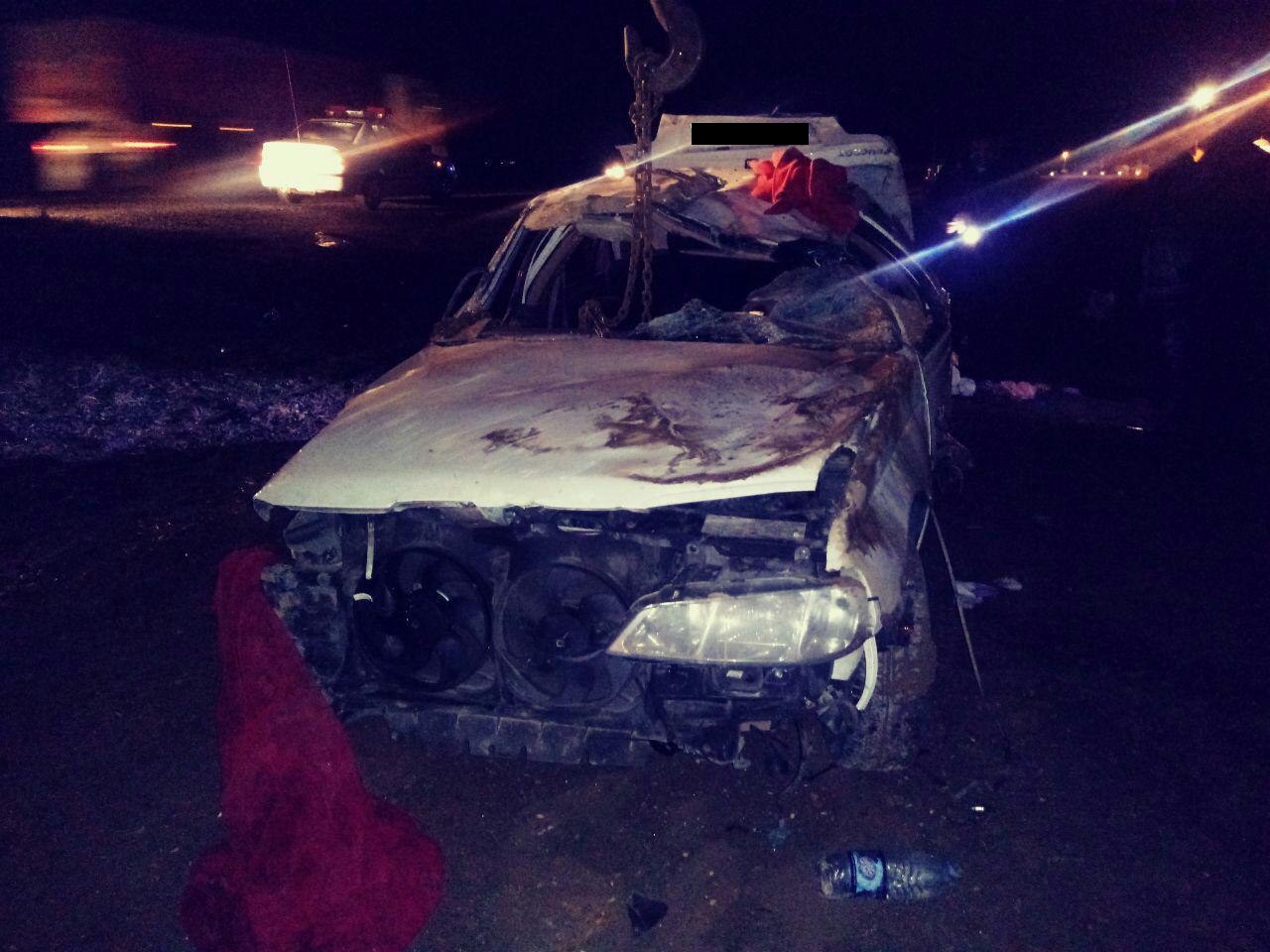 واژگونی خودرو پژو پارس در محور 