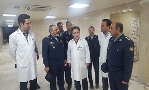 بازدید سرزده فرمانده نیروی هوایی ارتش از بیمارستان بعثت