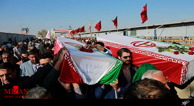 ورود پیکر‌های مطهر ۷۲ شهید تازه تفحص شده به کشور + فیلم