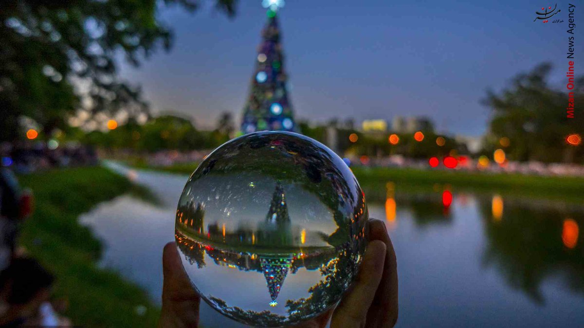 درخت کریسمس غول پیکر در سائو پائولو+عکس