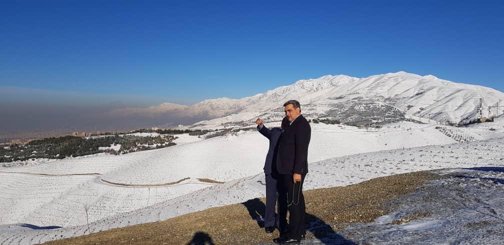 بازدید حناچی از کمربند سبز تهران
