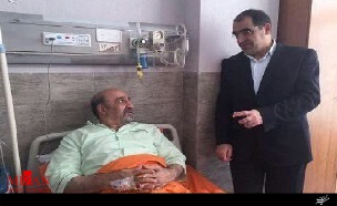 وزیر بهداشت از گودرزی عیادت کرد