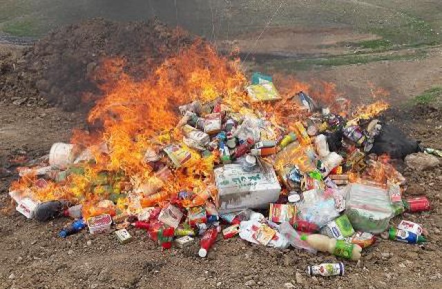 شناسایی و معدوم سازی ۷۸۲ کیلو مواد غذایی فاسد در مسیر اربعین