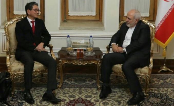 معاون ارشد وزیر خارجه ژاپن با ظریف دیدار و گفت‌وگو کرد