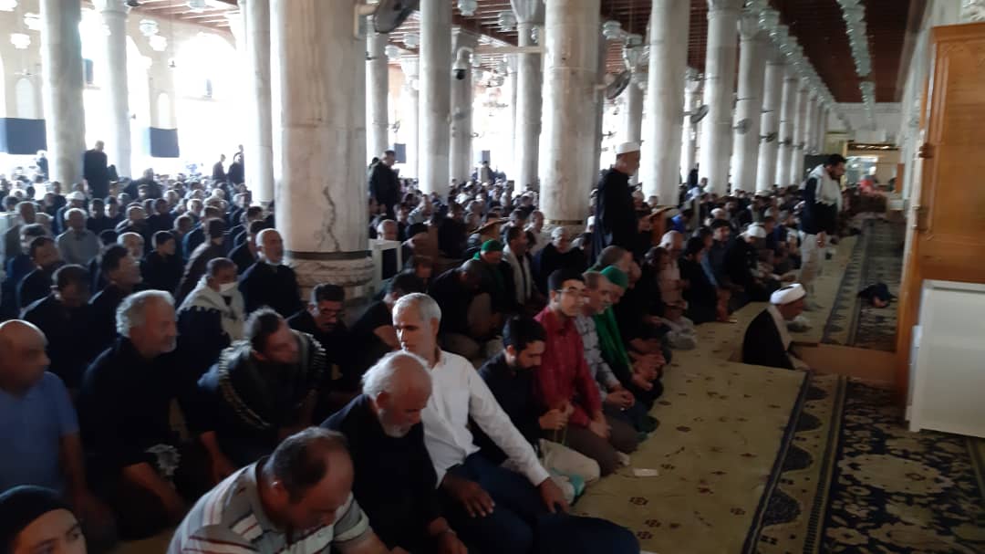برپایی نماز جماعت ظهر اربعین در مسجد کوفه به امامت یک روحانی ایرانی برپایی نماز جماعت ظهر اربعین در مسجد کوفه به امامت یک روحانی ایرانی