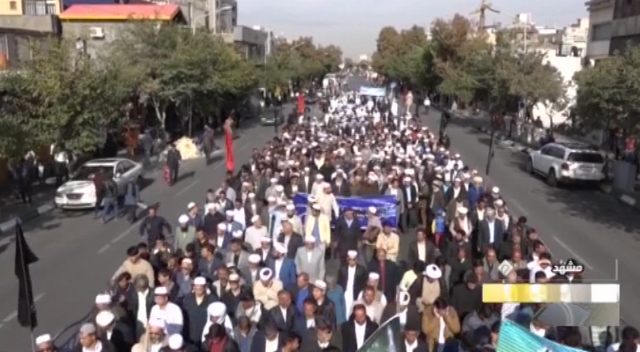 زوار امام رئوف در مسیر مشهد مقدس