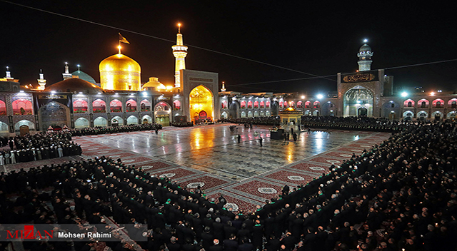 حال و هوای حرم رضوی در سالروز شهادت امام رئوف