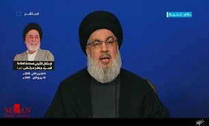 سخنرانی سید حسن نصرالله آغاز شد