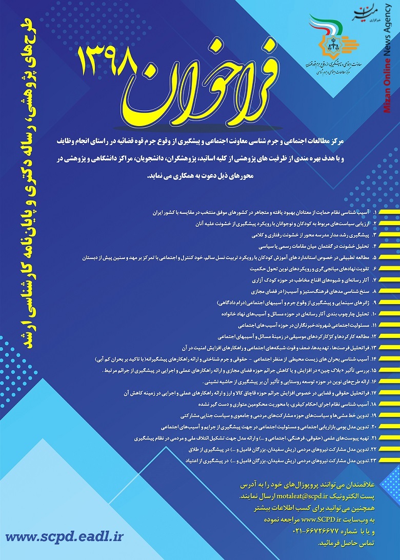 فراخوان اولویتهای پژوهشی سال ۹۸ فراخوان اولویتهای پژوهشی سال ۹۸