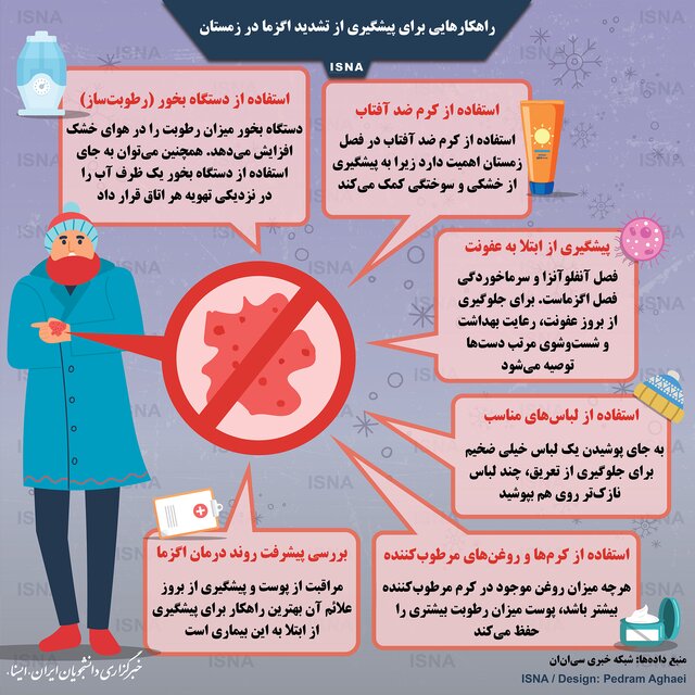 با اگزمای زمستانی چه کنیم؟