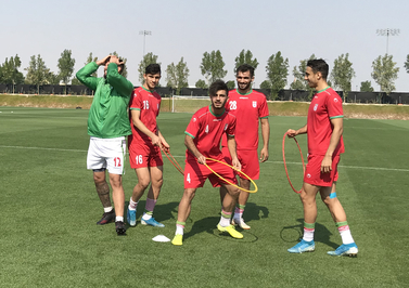 برگزاری تمرین سبک تیم فوتبال امید برگزاری تمرین سبک تیم فوتبال امید