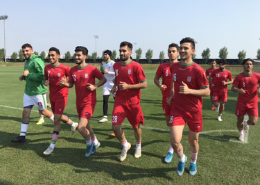 برگزاری تمرین سبک تیم فوتبال امید برگزاری تمرین سبک تیم فوتبال امید