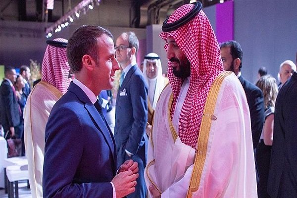 مکرون و بن سلمان ///