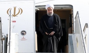 روحانی وارد اردبیل شد