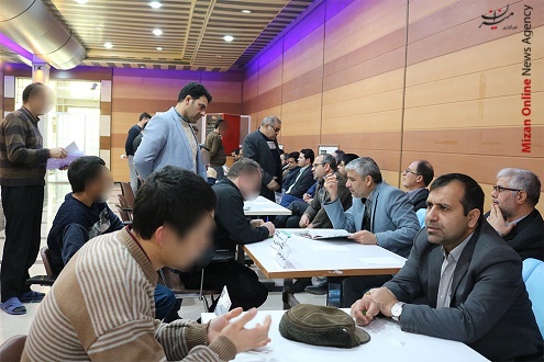 بازدید معاون رئیس دادگستری مرکز خراسان شمالی به همراه ۲۱ نفر از قضات دادگستری از زندان مرکزی استان