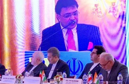 سخنرانی ظریف در جمع تجار، بازرگانان و کارآفرینان بمبئی‎