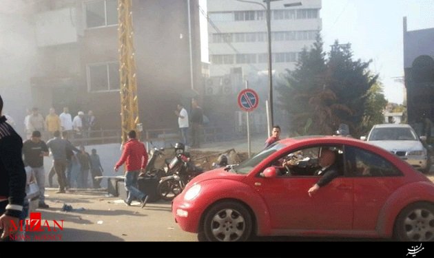 انفجار در یکی از مناطق بیروت 21 زخمی بر جا گذاشت+عکس