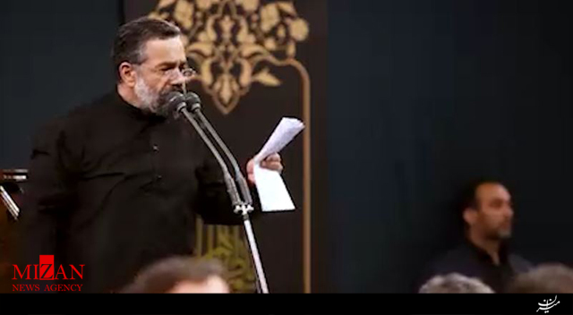 مداحی معروف محمود کریمی برای حاج قاسم سلیمانی در حضور رهبر انقلاب