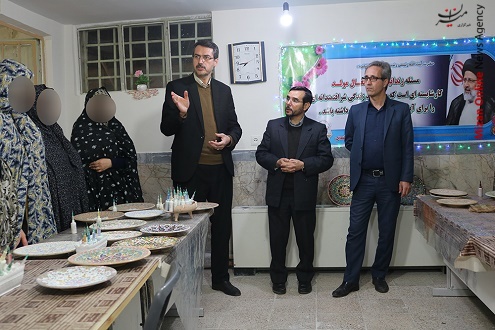 بازدید دادستان عمومی و انقلاب شیروان از مرکز اشتغال و حرفه آموزی بانوان