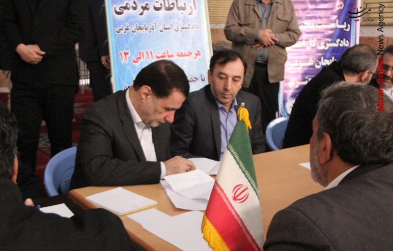 بررسی درخواست‌های مردمی در ملاقات چهره به چهره با رئیس کل دادگستری آذربایجان غربی