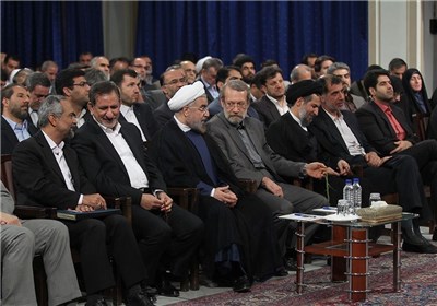 نشست مشترک دولت و مجلس به میزبانی دولت در محل سالن اجلاس سران