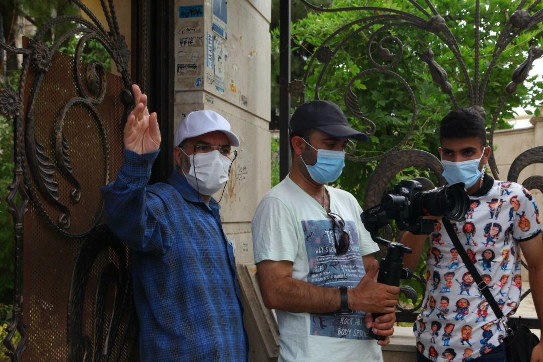 تصاویری از پشت صحنه سریال جدید دهنمکی به روایت خودش تصاویری از پشت صحنه سریال جدید دهنمکی به روایت خودش
