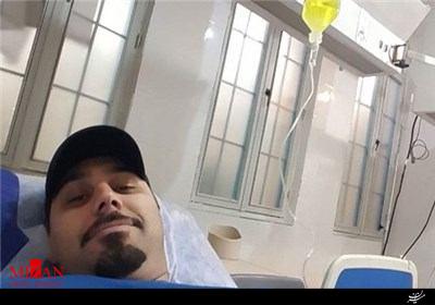 آلودگی هوا احسان خواجه امیری را به بیمارستان کشاند+عکس