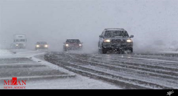 بارش برف و باران در جاده‌های 13 استان کشور