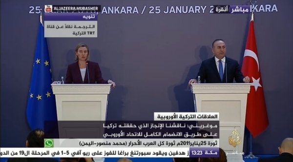 ادعای بی‎اساس وزیر خارجه ترکیه درباره ایران و روسیه
