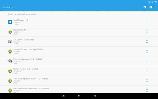 پشتیبان گیری و حذف اپلیکیشن ها با App Manager پشتیبان گیری و حذف اپلیکیشن ها با App Manager