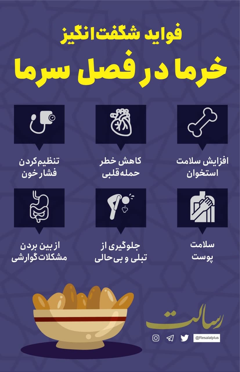 فواید خوردن خرما در فصل سرد فواید خوردن خرما در فصل سرد