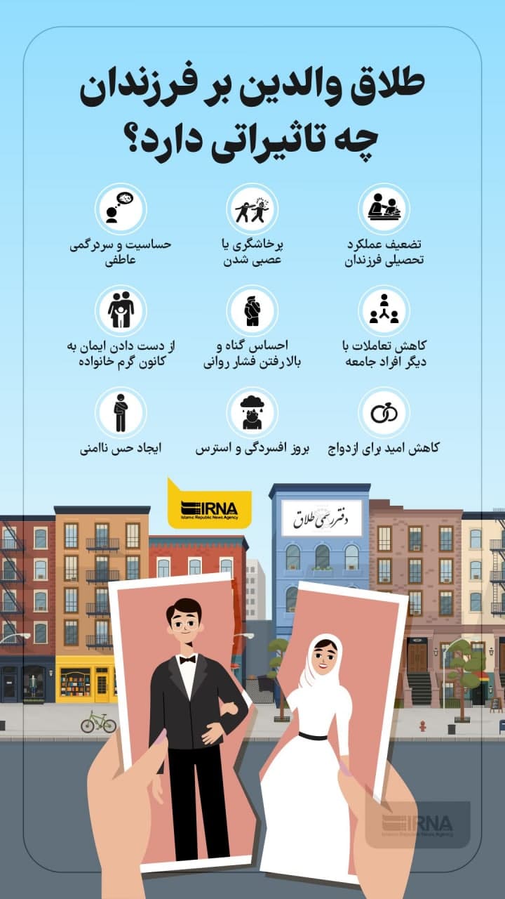 طلاق والدین چه تاثیری بر فرزندان دارد؟ طلاق والدین چه تاثیری بر فرزندان دارد؟