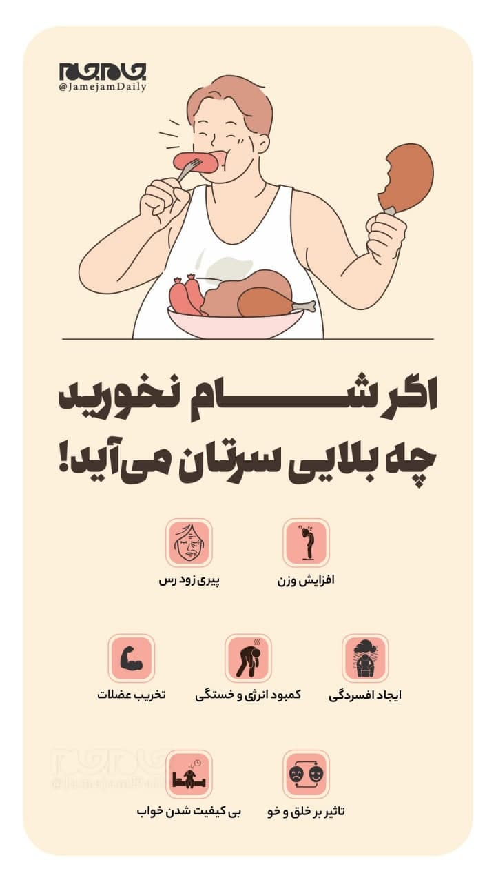 اگر شام نخوریم چه میشود؟ اگر شام نخوریم چه میشود؟