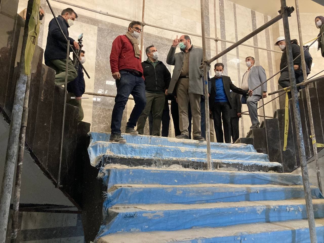 بازدید میدانی مهندس محسن منصوری استاندار تهران از بیمارستان امام خمینی شهرستان شهریار