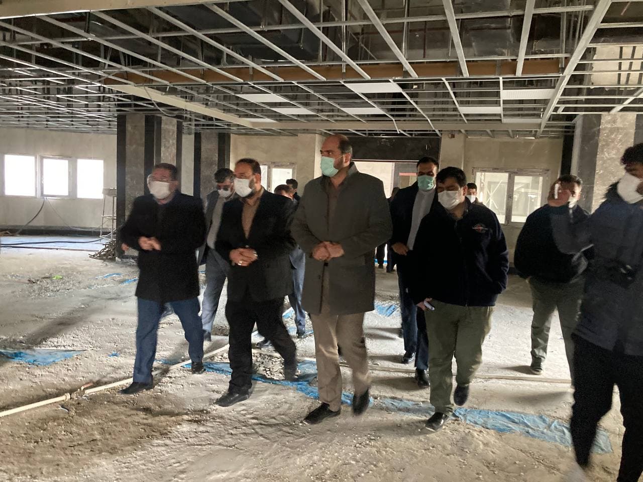 بازدید میدانی مهندس محسن منصوری استاندار تهران از بیمارستان امام خمینی شهرستان شهریار