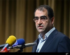 حضور وزیر بهداشت در جمع راهپیمایان تهرانی