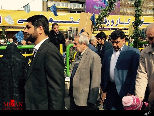حضور دادستان تهران در راهپیمایی 22 بهمن + عکس