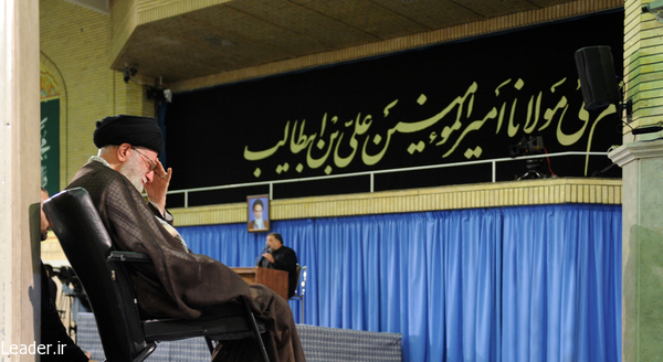 مراسم سوگواری مولای متقیان امام علی(ع) در حضور رهبر معظم انقلاب برگزار شد