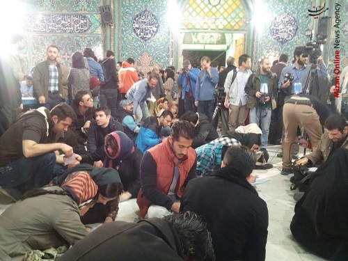 شعبه اخذ رای حسینیه ارشاد در ساعات پایان انتخابات + عکس شعبه اخذ رای حسینیه ارشاد در ساعات پایان انتخابات + عکس
