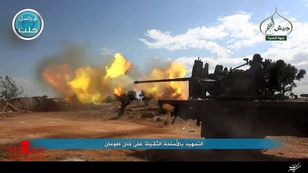 حملات سنگین جبهه النصره در جنوب حلب + عکش حملات سنگین جبهه النصره در جنوب حلب + عکش