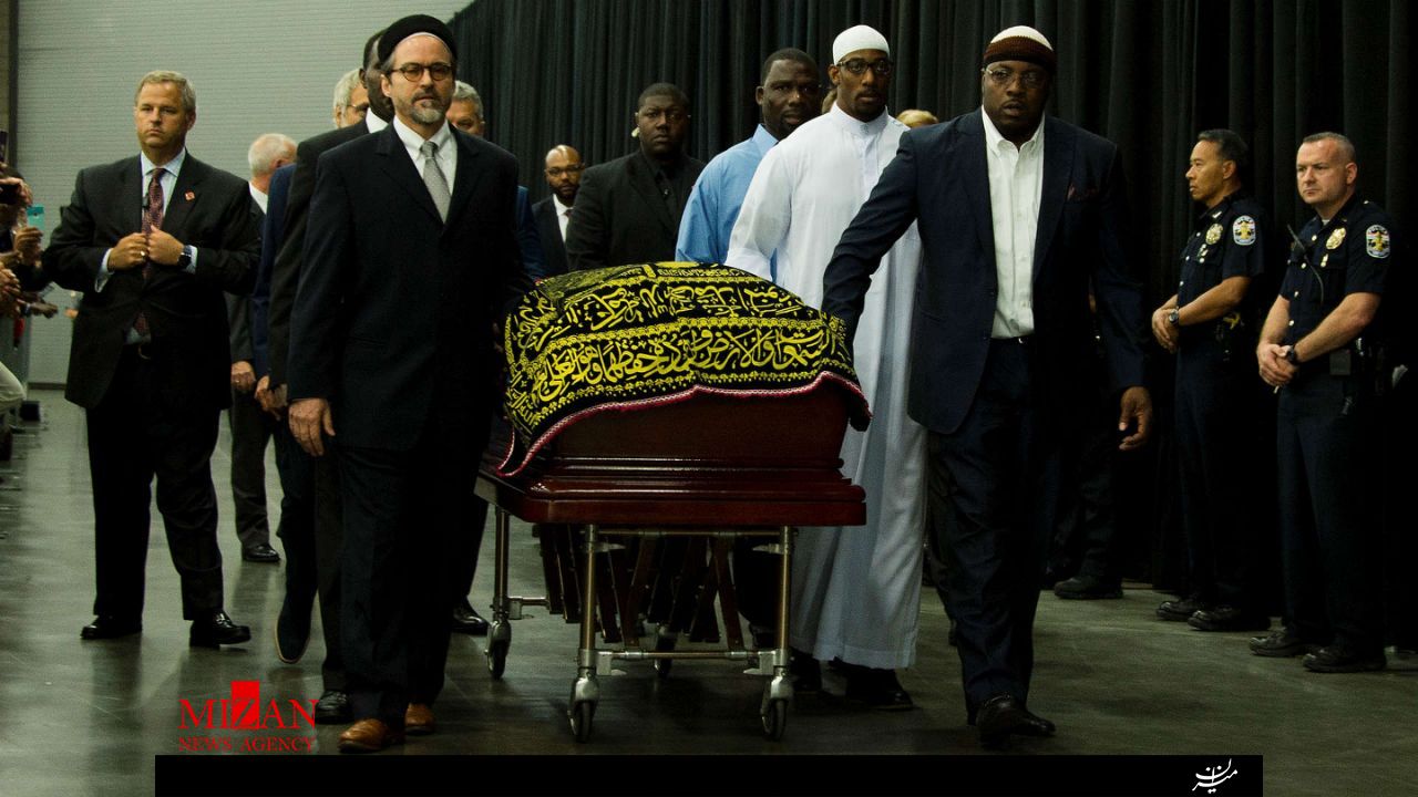 تصاویر رسانههای برتر جهان از مراسم خاکسپاری محمد علی کلی تصاویر رسانههای برتر جهان از مراسم خاکسپاری محمد علی کلی
