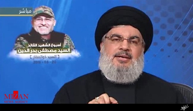 سید حسن نصرالله: حضور نیروهای مقاومت در حلب ادامه می‎یابد