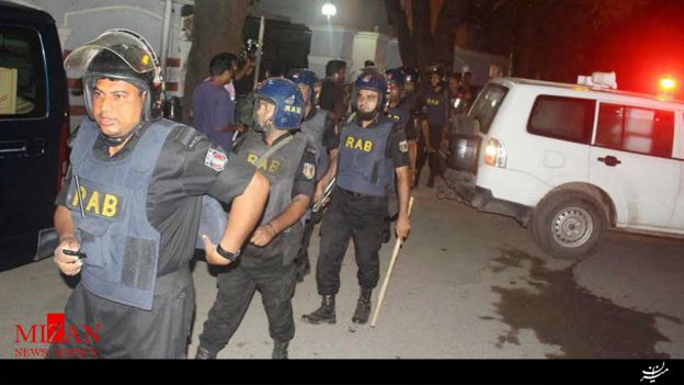 پلیس بنگلادش پایان عملیات گروگانگیری را در داکا اعلام کرد پلیس بنگلادش پایان عملیات گروگانگیری را در داکا اعلام کرد